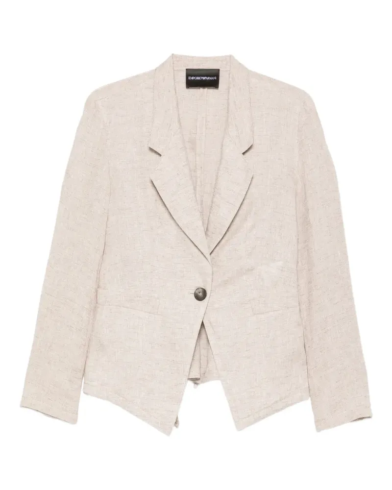 Emporio Armani single-button blazer - Nude Nude