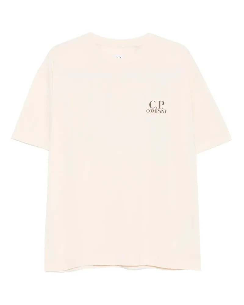 C.P. Company T-Shirt mit Logo-Print - Nude Nude