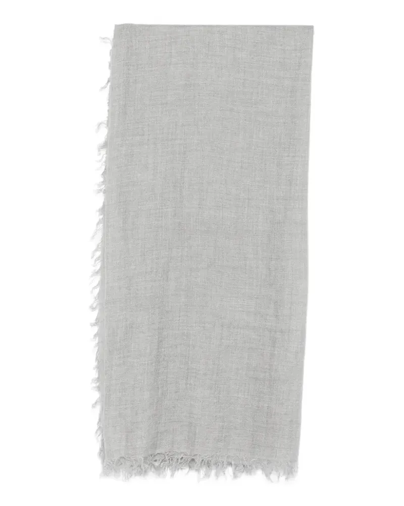 Faliero Sarti Enrica/M frayed scarf - Grau Grau