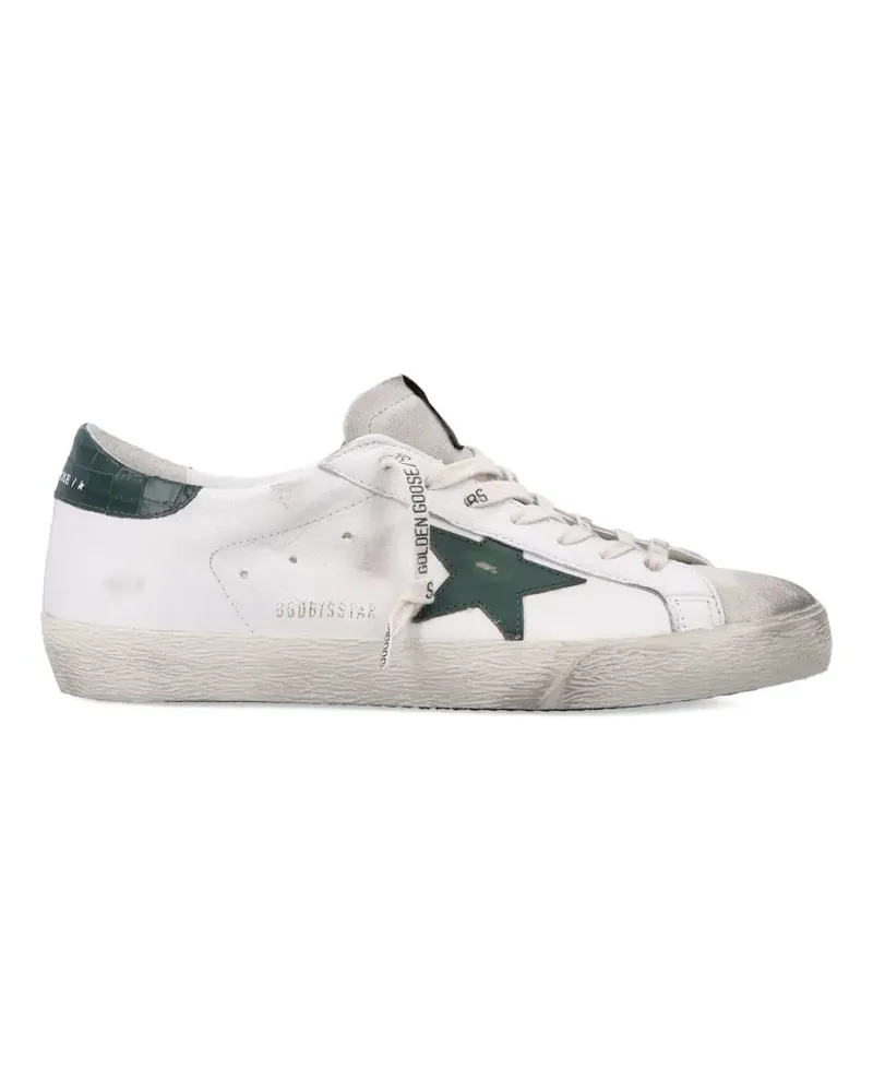 Golden Goose suede star leather trainers - Weiß Weiß