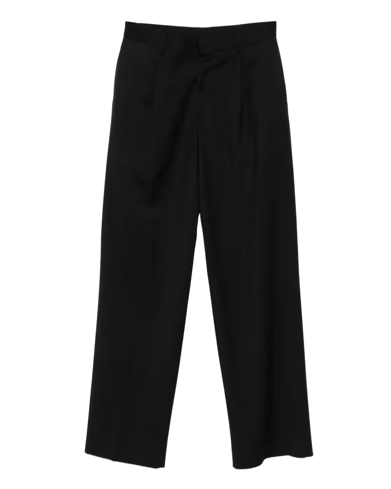 LARDINI Hose mit Falten - Schwarz Schwarz
