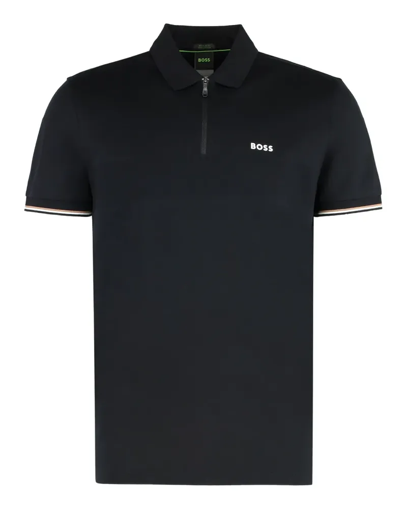 HUGO BOSS Klassisches Poloshirt - Schwarz Schwarz