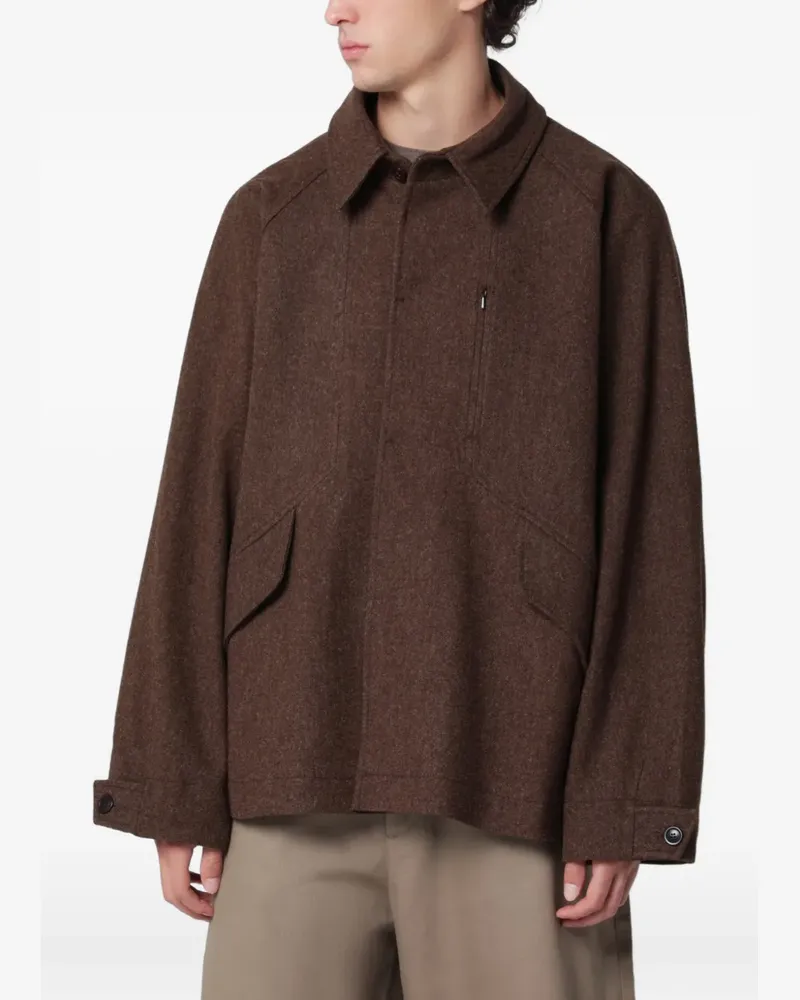 YMC Harrison button-up jacket - Braun Braun