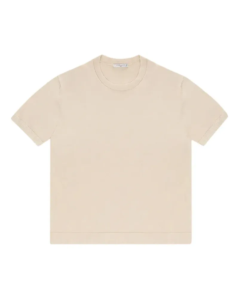 CIRCOLO 1901 Gestricktes T-Shirt - Nude Nude