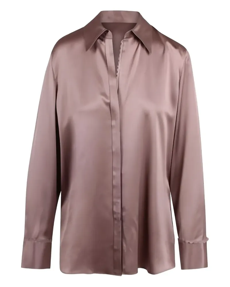 Vince lace-trim shirt - Rosa Rosa