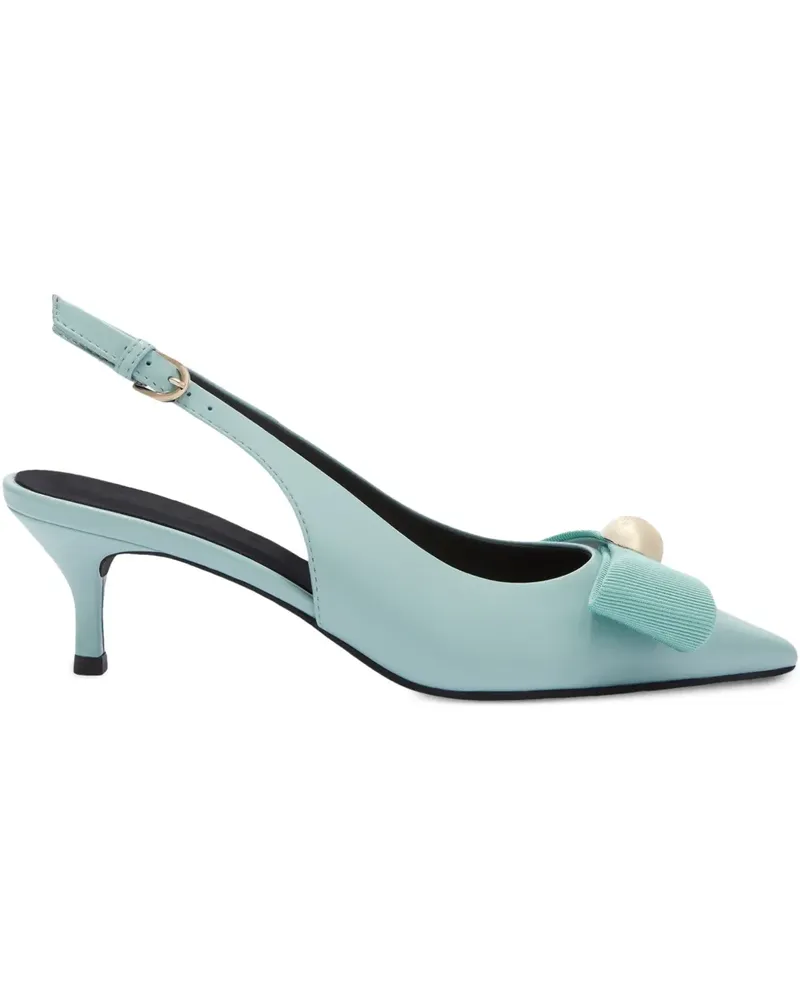 Furla Sfera Slingback-Pumps 50mm - Blau Blau
