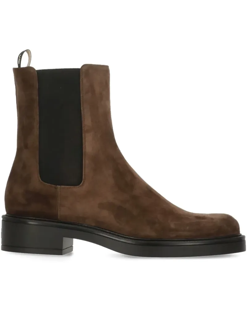 Stuart Weitzman Celia Stiefel aus Wildleder 40mm - Braun Braun