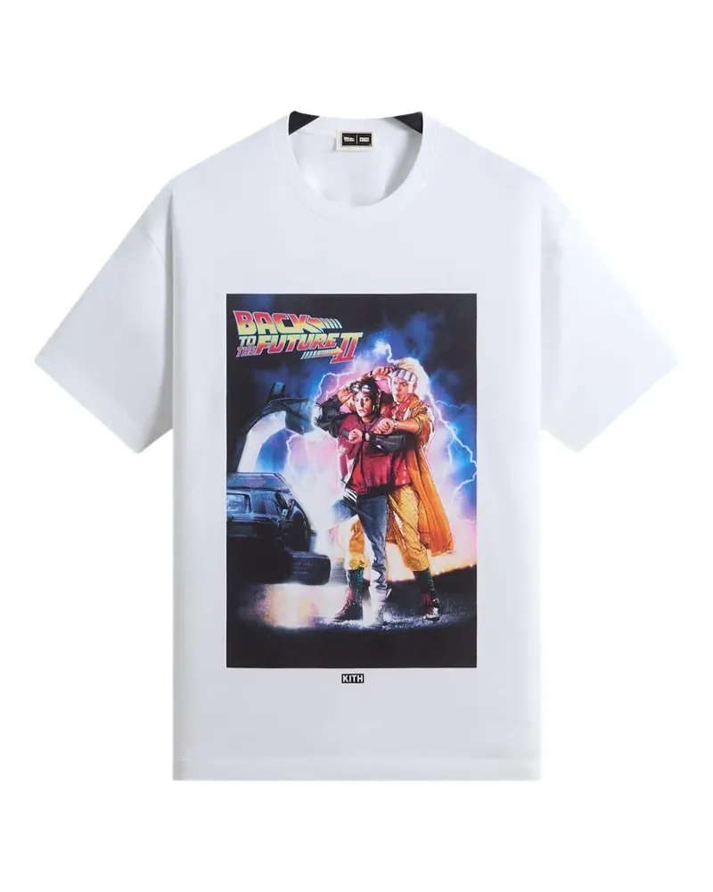 KITH T-Shirt mit "Back to the Future"-Print - Weiß Weiß