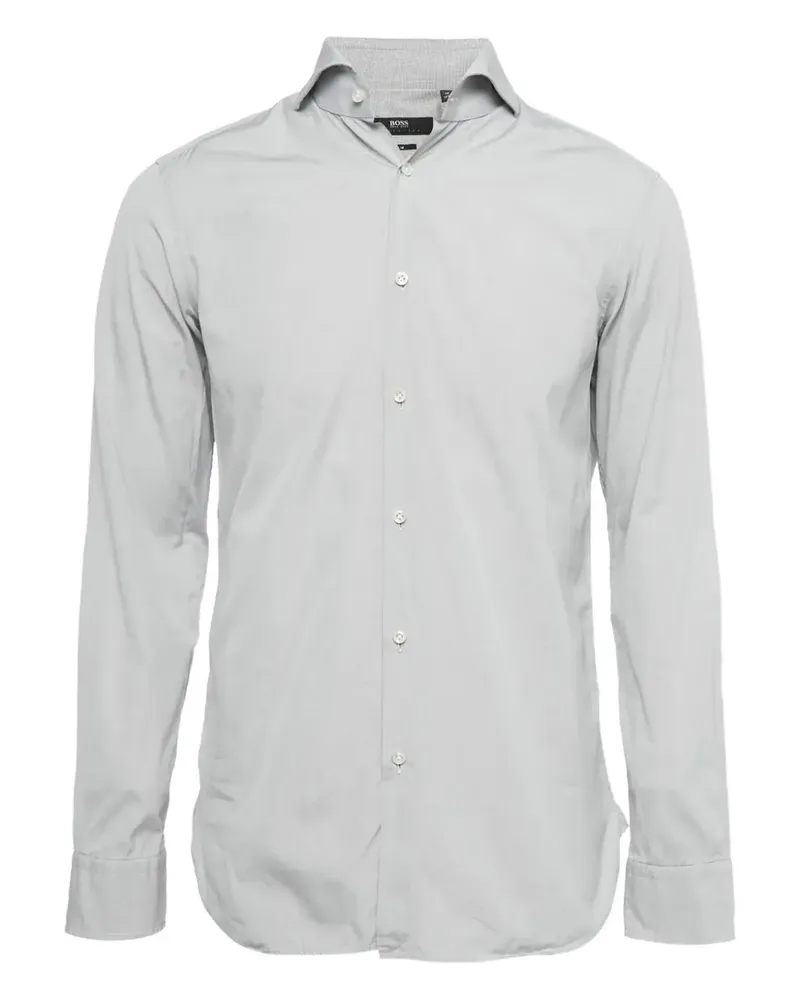 HUGO BOSS Kariertes Hemd - Grau Grau