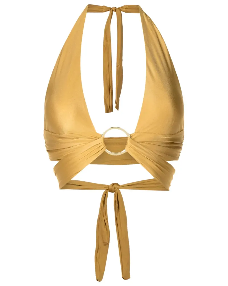 Lenny Niemeyer Bikinioberteil mit Neckholder - Gelb Gelb