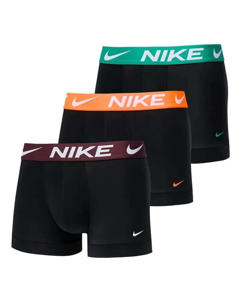Nike Dri-FIT Boxershorts mit Logo-Bund (3er-Pack) - Schwarz Schwarz