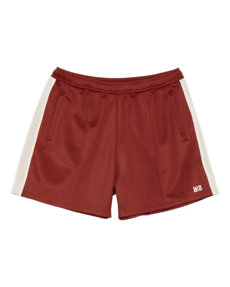 Wales Bonner side panel motion shorts - Rot Rot