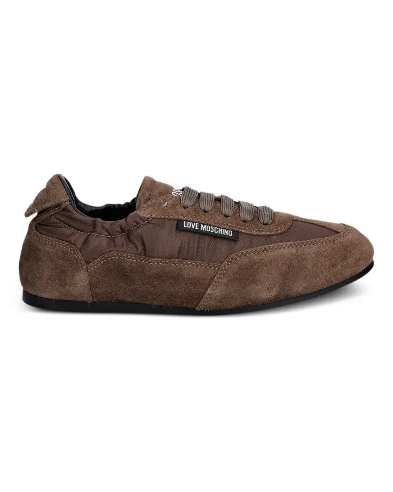 Moschino Sneakers mit Schnürung - Braun Braun