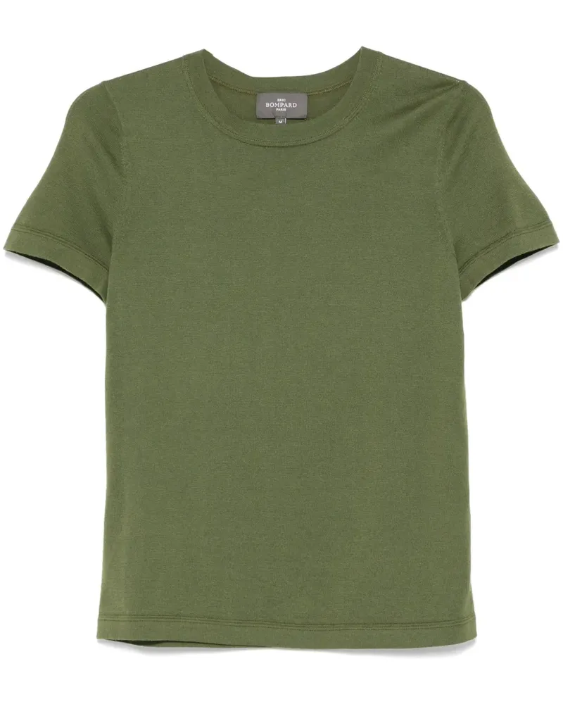 Eric Bompard Fein gestricktes T-Shirt - Grün Grün