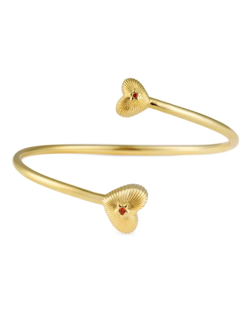 Eshvi Lucky Heart Armreif - Gold Gold