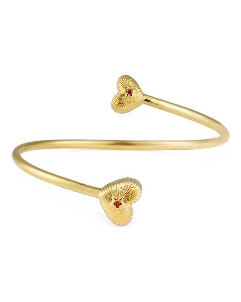 Eshvi Lucky Heart bangle - Gold Gold
