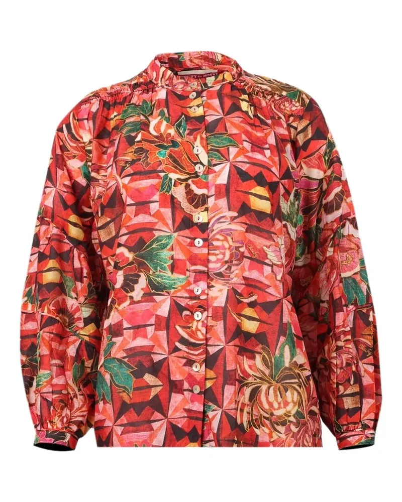 Chufy Hemd mit Blumen-Print - Rot Rot