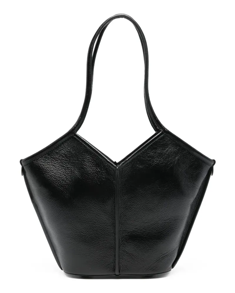HEREU Calella textured shoulder bag - Schwarz Schwarz