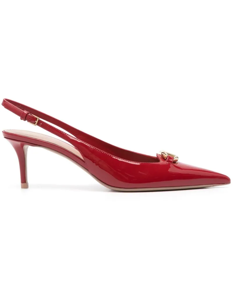 Valentino Garavani VLogo The Bold Edition Slingback-Pumps 60mm - Rot Rot