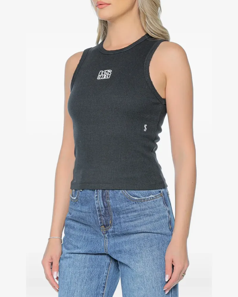 ksubi Stacked Syndicate tank top - Schwarz Schwarz