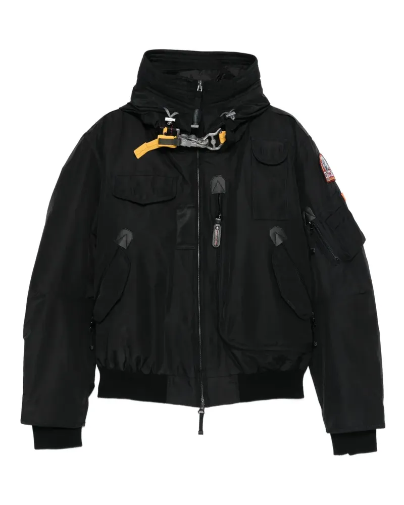Parajumpers Gobi Bomberjacke mit Kapuze - Schwarz Schwarz