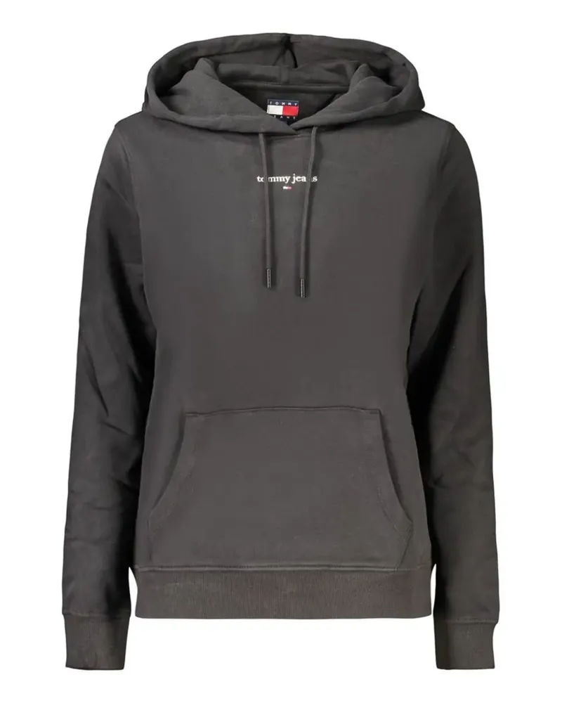 Tommy Hilfiger Hoodie mit Logo-Print - Schwarz Schwarz