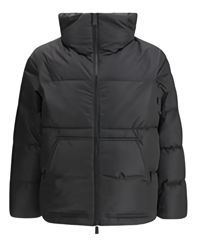 Premiata Gefütterte Jacke mit Stehkragen - Schwarz Schwarz
