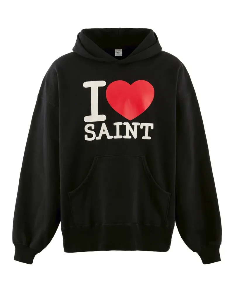 SAINT MXXXXXX I Love Saint hoodie - Schwarz Schwarz