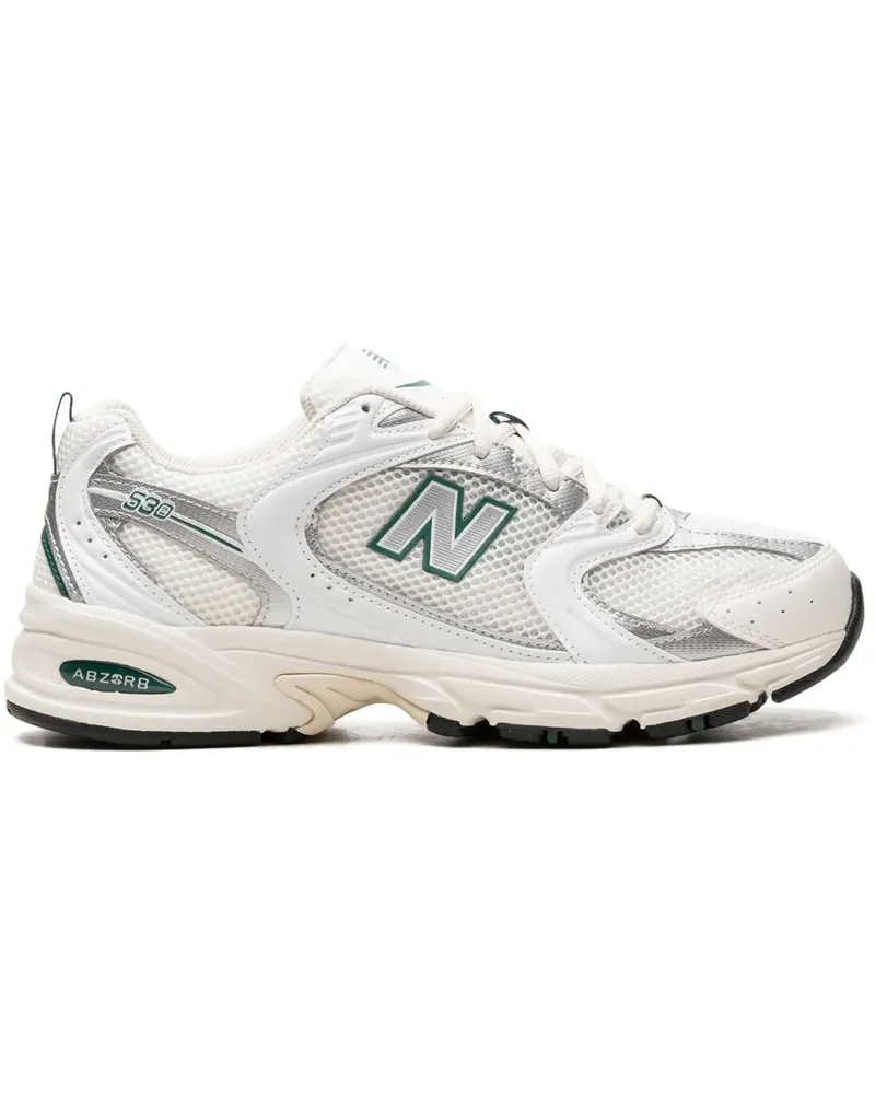 New Balance 530 Sea Salt/Marsh Green Sneakers - Weiß Weiß