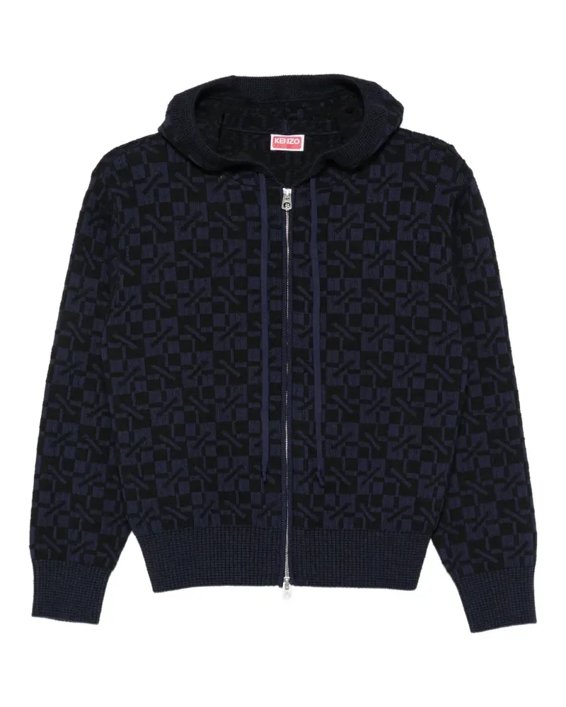 Kenzo Cardigan mit Kapuze - Blau Blau