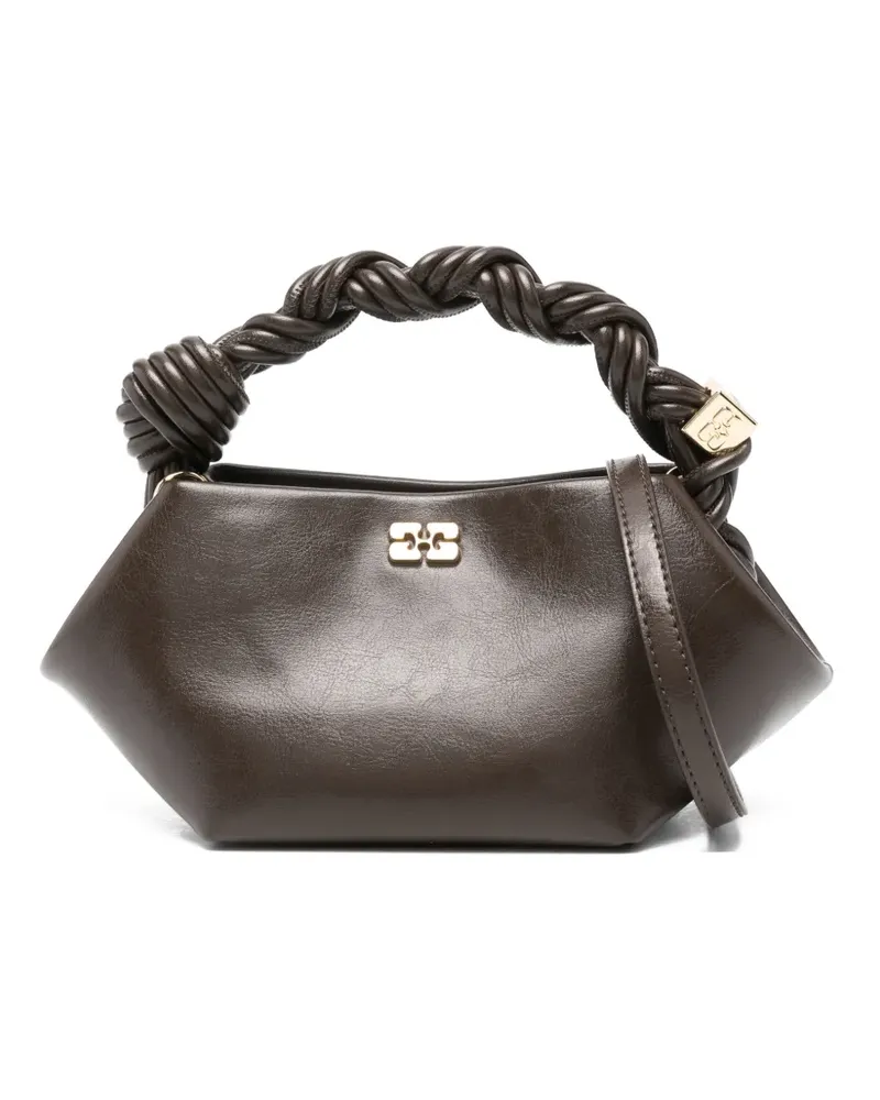 Ganni Mini Bou Handtasche - Braun Braun
