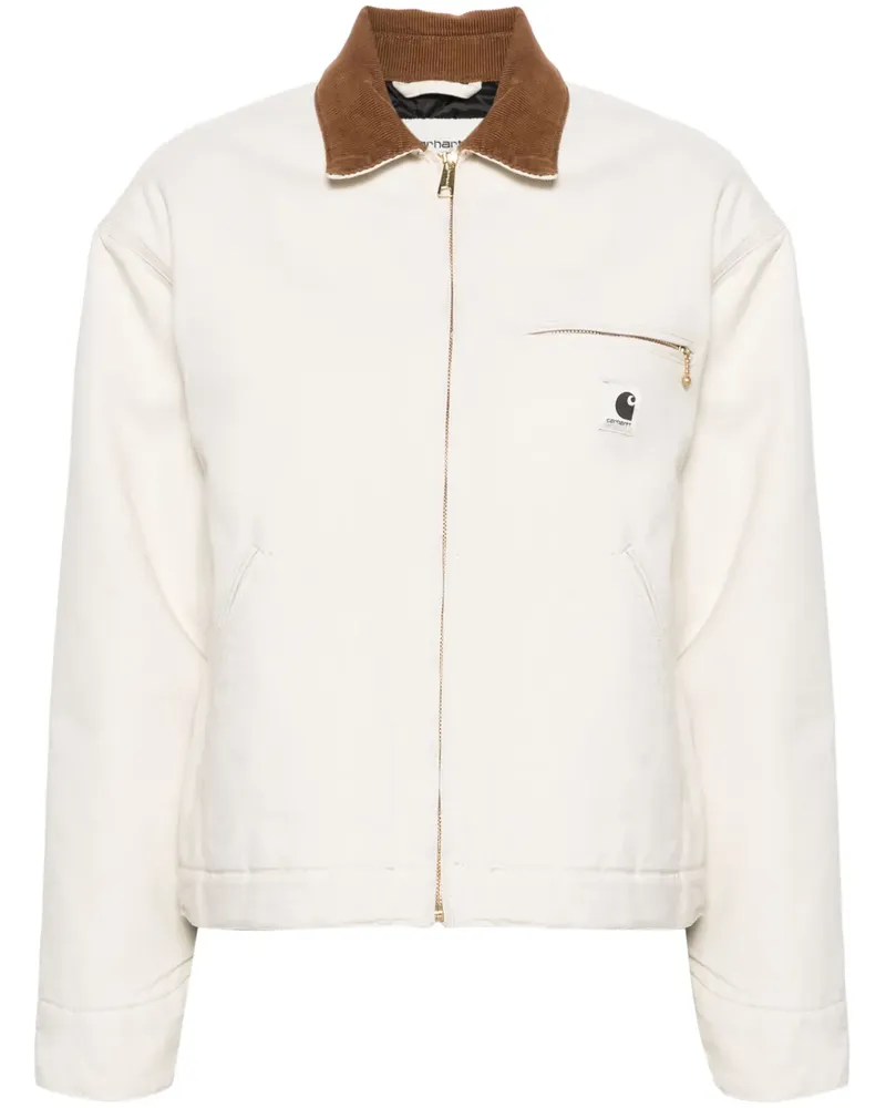 Carhartt WIP W' OG Detroit Jacke mit Logo-Patch - Nude Nude