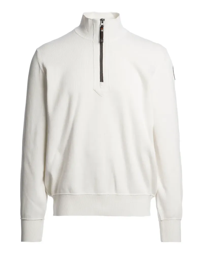 Parajumpers Basic Scoe Pullover mit Reißverschluss - Weiß Weiß