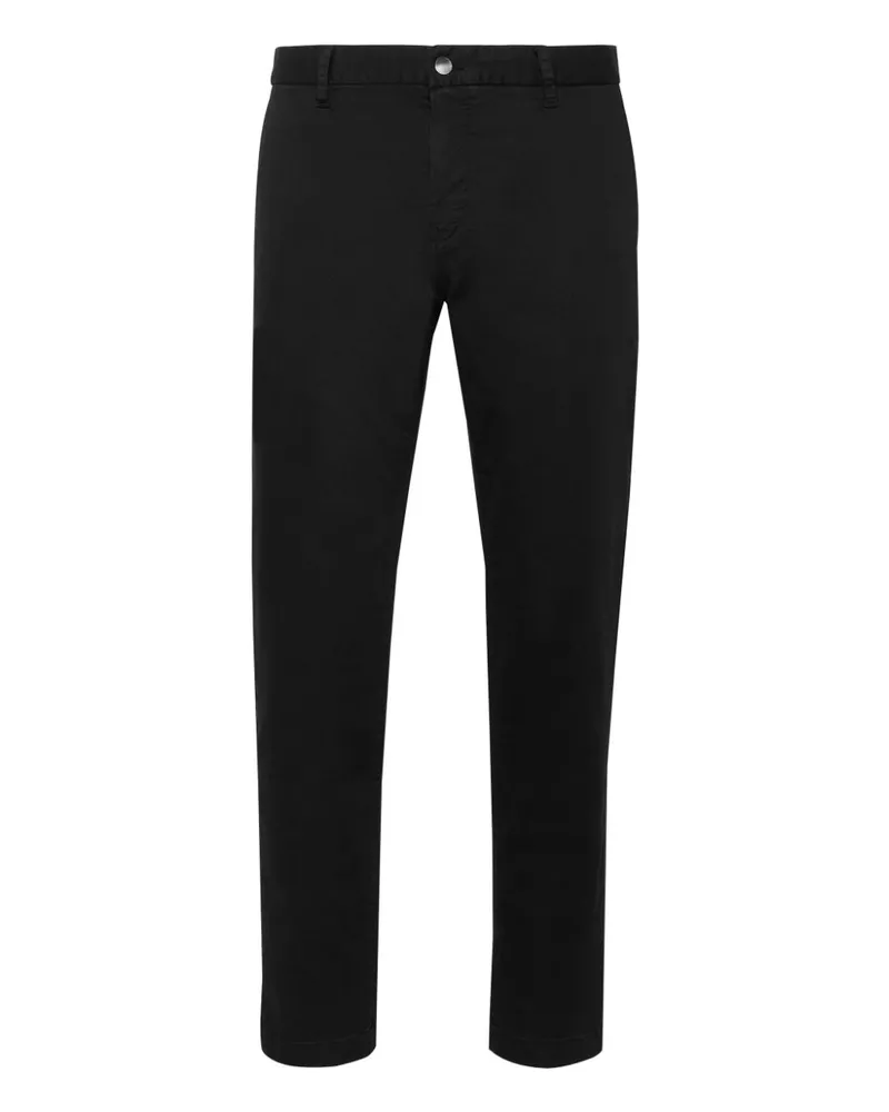 Philipp Plein Schmale Chino mit Logo - Schwarz Schwarz