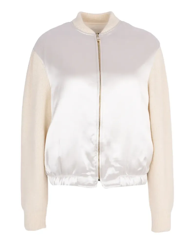 Fabiana Filippi long-sleeves bomber jacket - Weiß Weiß