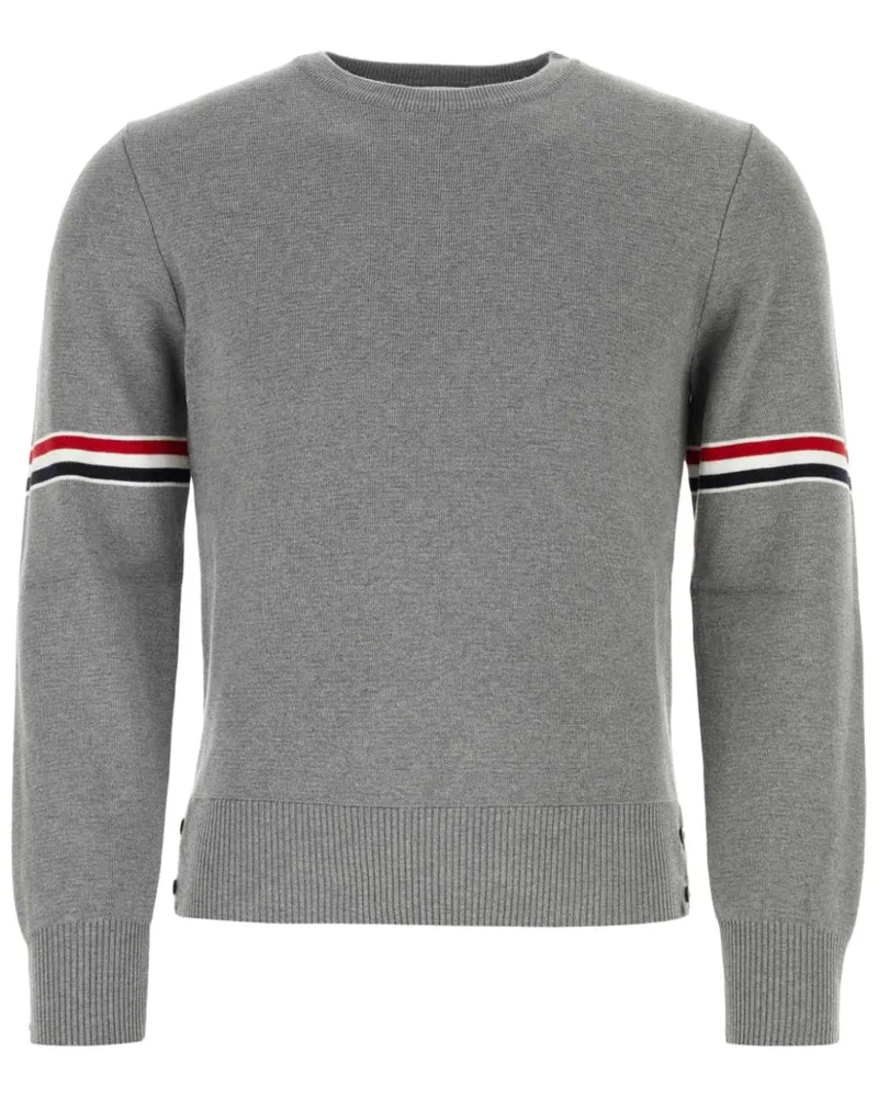 Thom Browne Pullover mit rundem Ausschnitt - Grau Grau