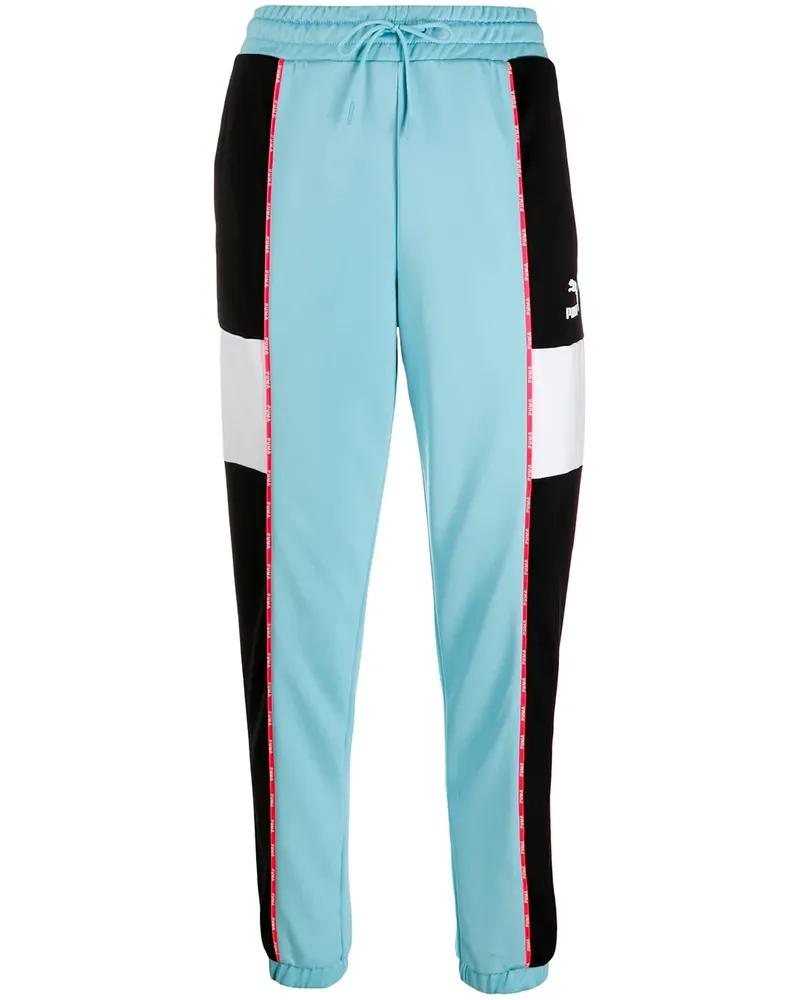 Puma Jogginghose mit seitlichen Streifen - Blau Blau