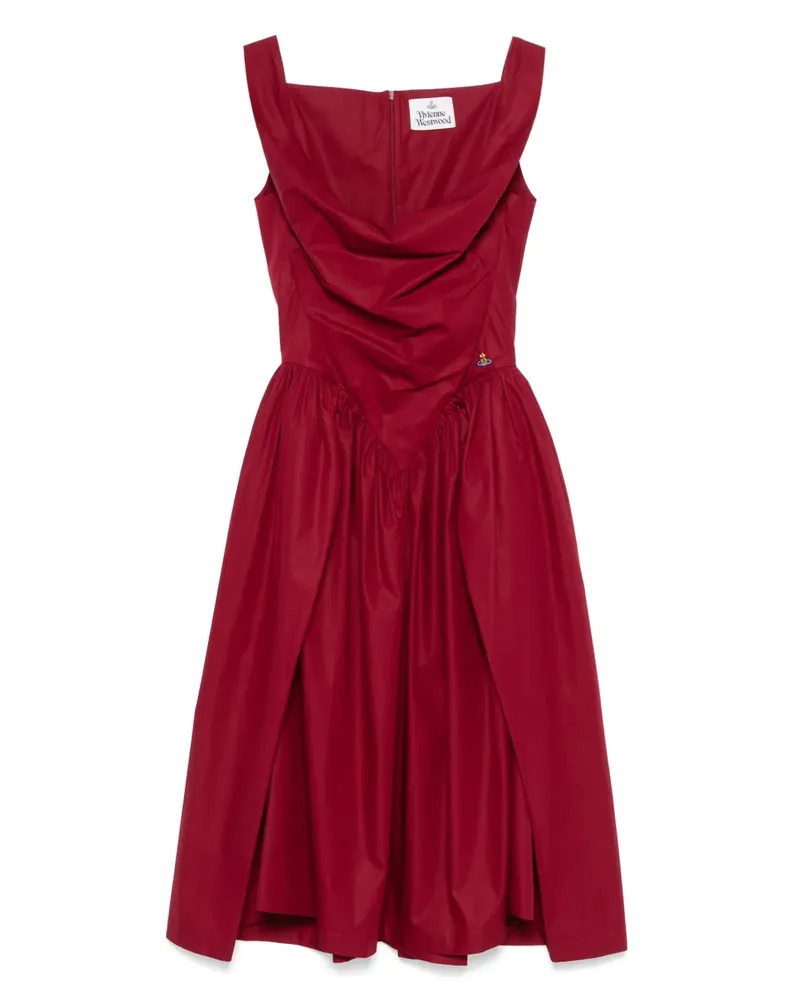 Vivienne Westwood Midikleid aus Baumwolle - Rot Rot