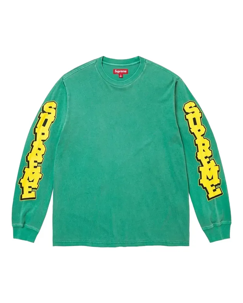 Supreme Being Cracked Sleeve T-shirt - Grün Grün