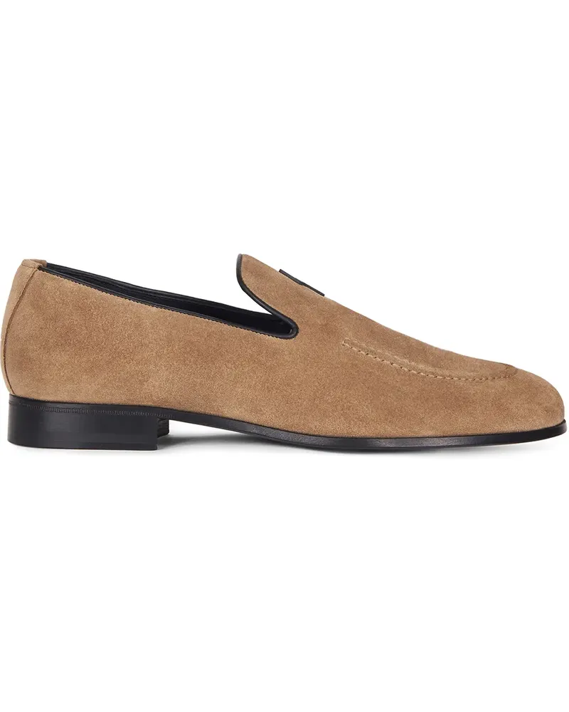 Giuseppe Zanotti G-flash Slipper aus Wildleder - Nude Nude