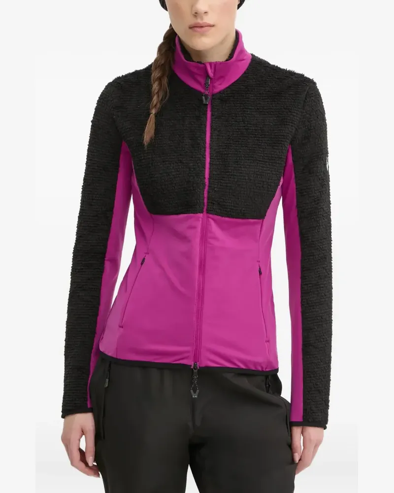 EA7 panelled zip-up jacket - Rosa Rosa
