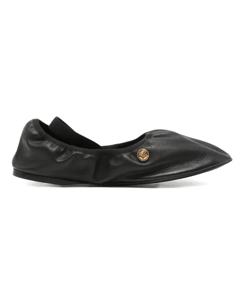 Versace Medusa round-toe ballet flats - Schwarz Schwarz
