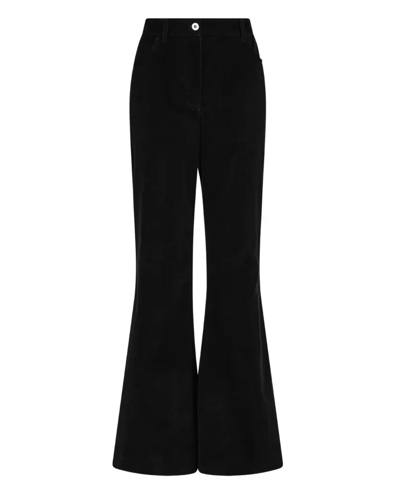 Ferragamo Ausgestellte Hose - Schwarz Schwarz