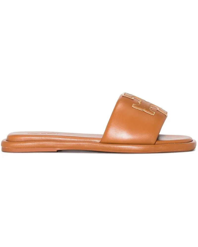 Tory Burch Double T Sandalen - Braun Braun