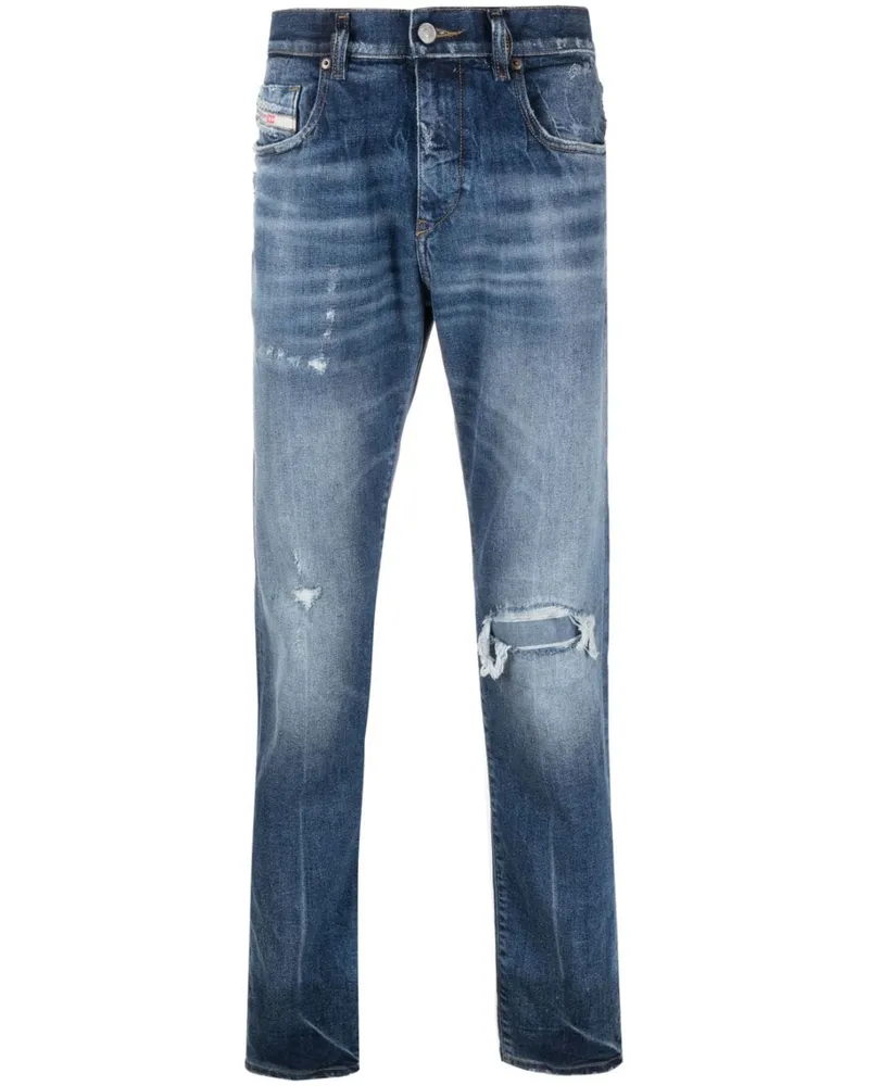 Diesel 2019 D-Strukt Straight-Leg-Jeans - Blau Blau
