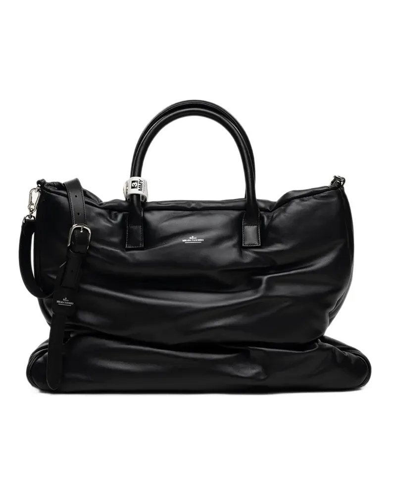 MIHARAYASUHIRO Puker Stepp-Tote-Bag - Schwarz Schwarz