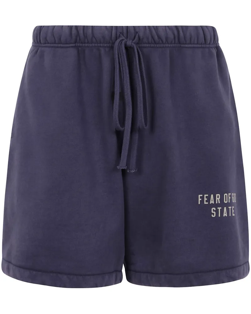 Fear of God Joggingshorts aus Jersey - Blau Blau