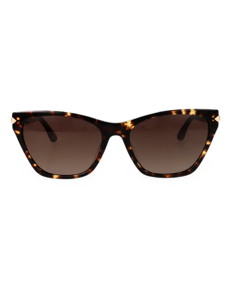 Isabel Marant tortoiseshell-effect cat-eye frame sunglasses - Braun Braun