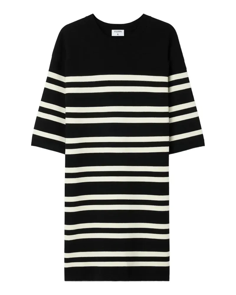 Filippa K Milano striped mini dress - Schwarz Schwarz