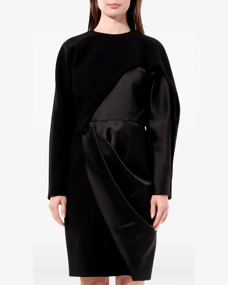 Balenciaga draped panelled dress - Schwarz Schwarz